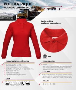 POLERA-PIQUE-MANGA-LARGA-MUJER