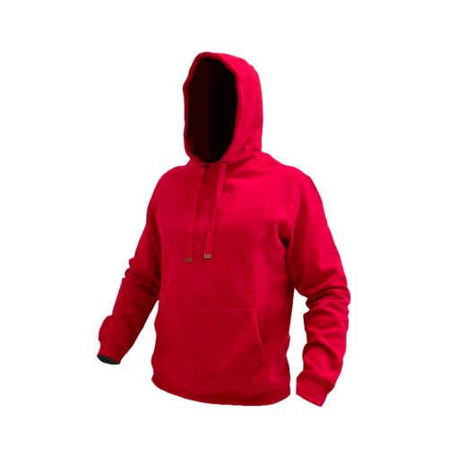 poleron-hoodie-canguro-unisex rojo