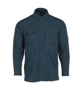 camisa outdoor azul